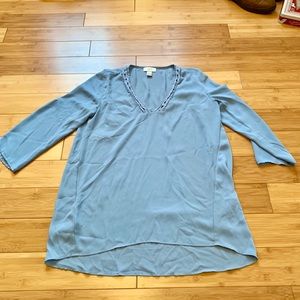 :loft: pale blue blouse